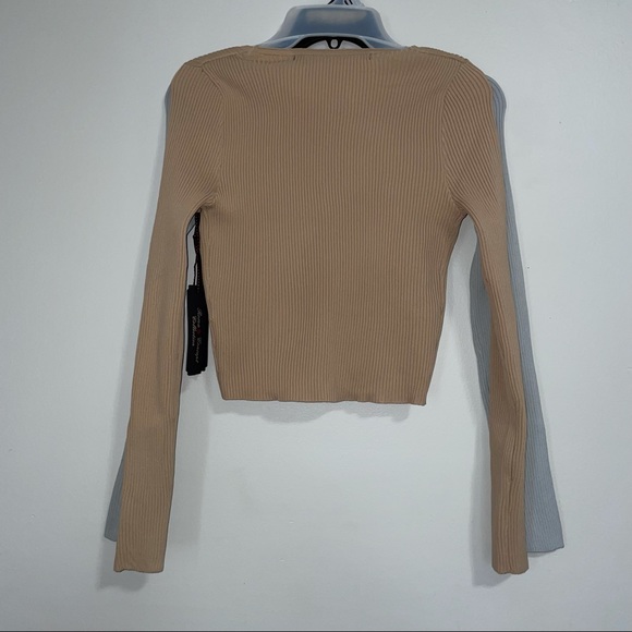 Blue & Tan Button Front Long Sleeve Bundle - Picture 6 of 6